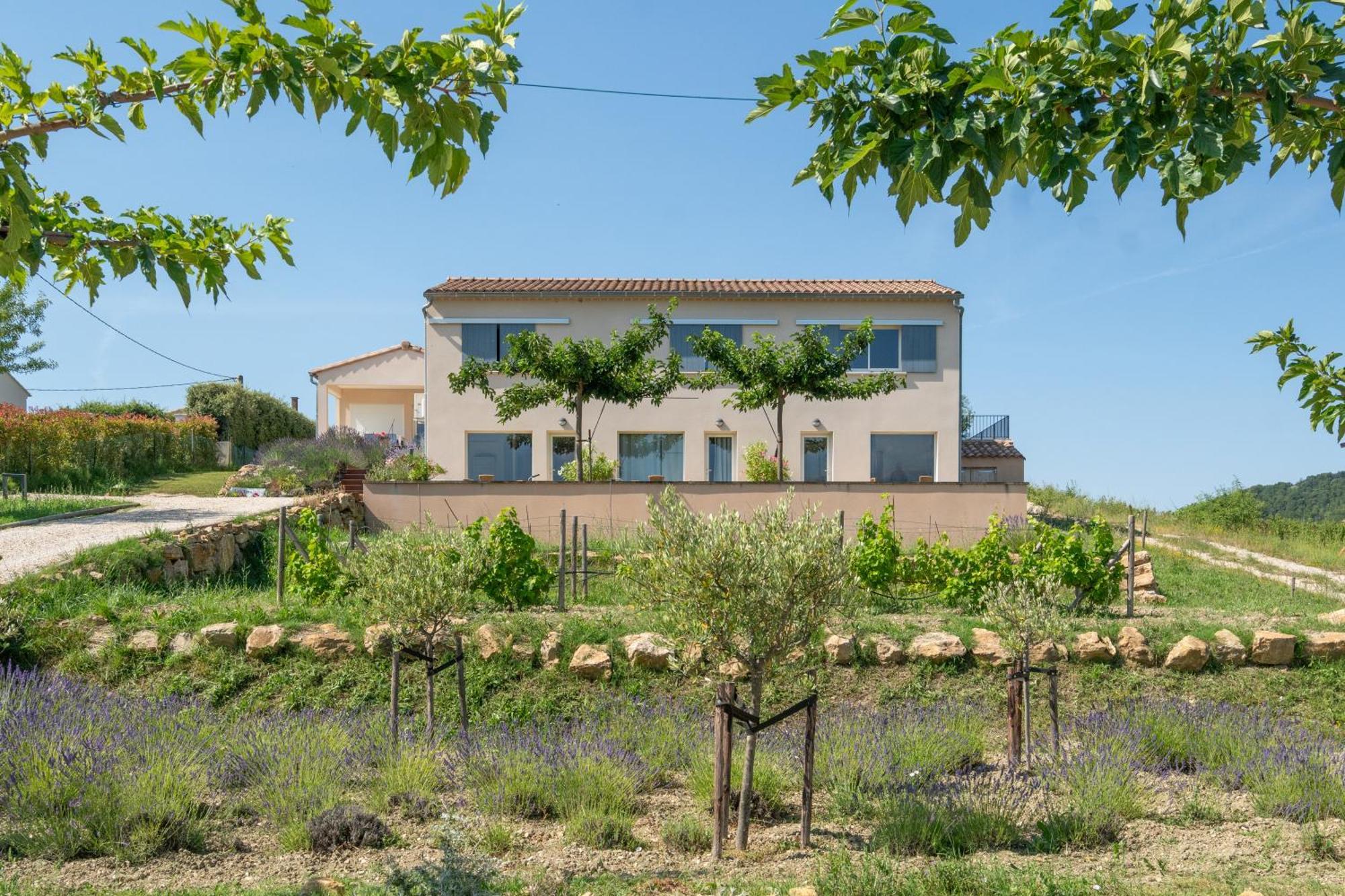 Villa Les Terrasses De Cascavelle Blauvac Esterno foto